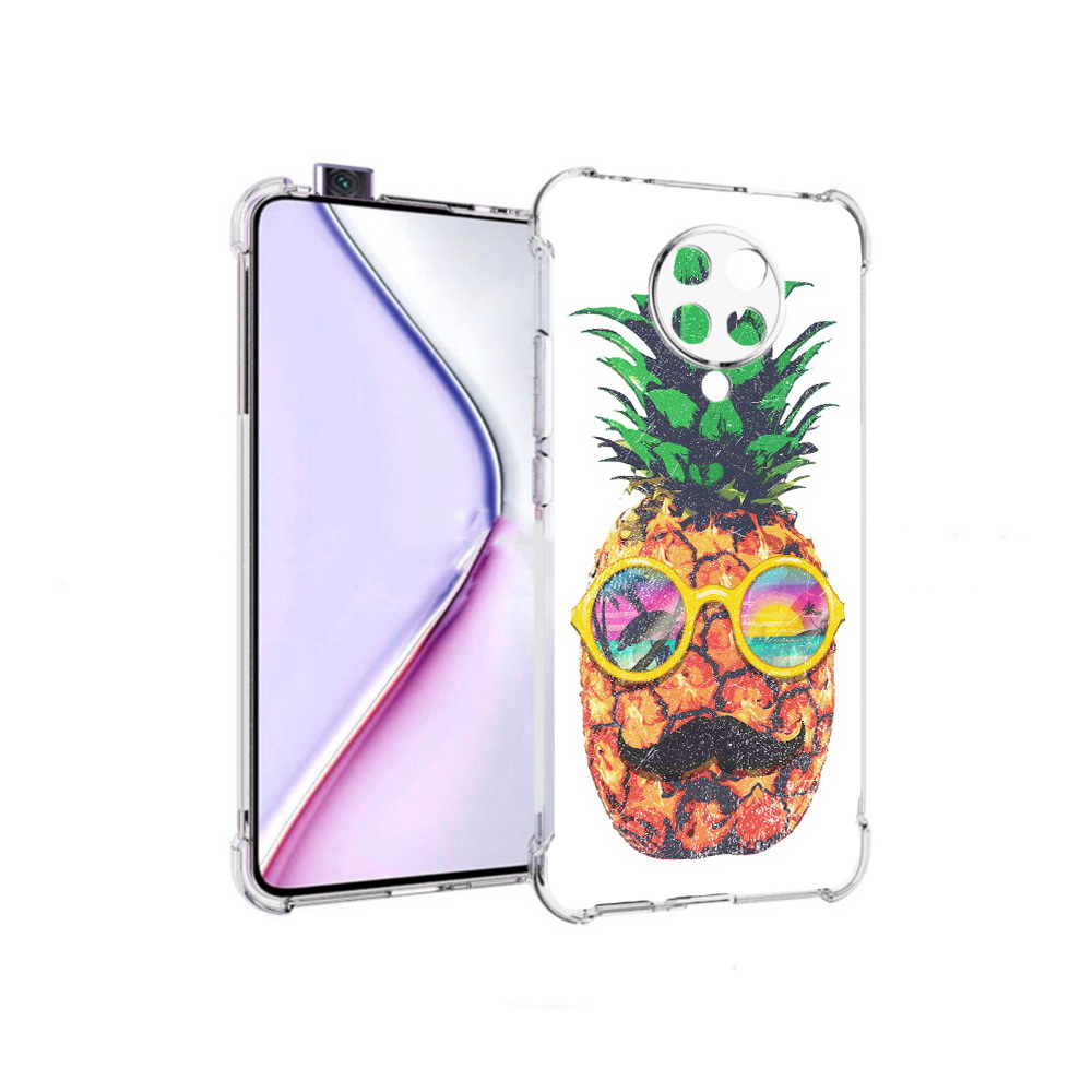 

Чехол MyPads прикольный ананас с лицом для Xiaomi Redmi K30 Pro Zoom 8/256GB, Прозрачный, Tocco