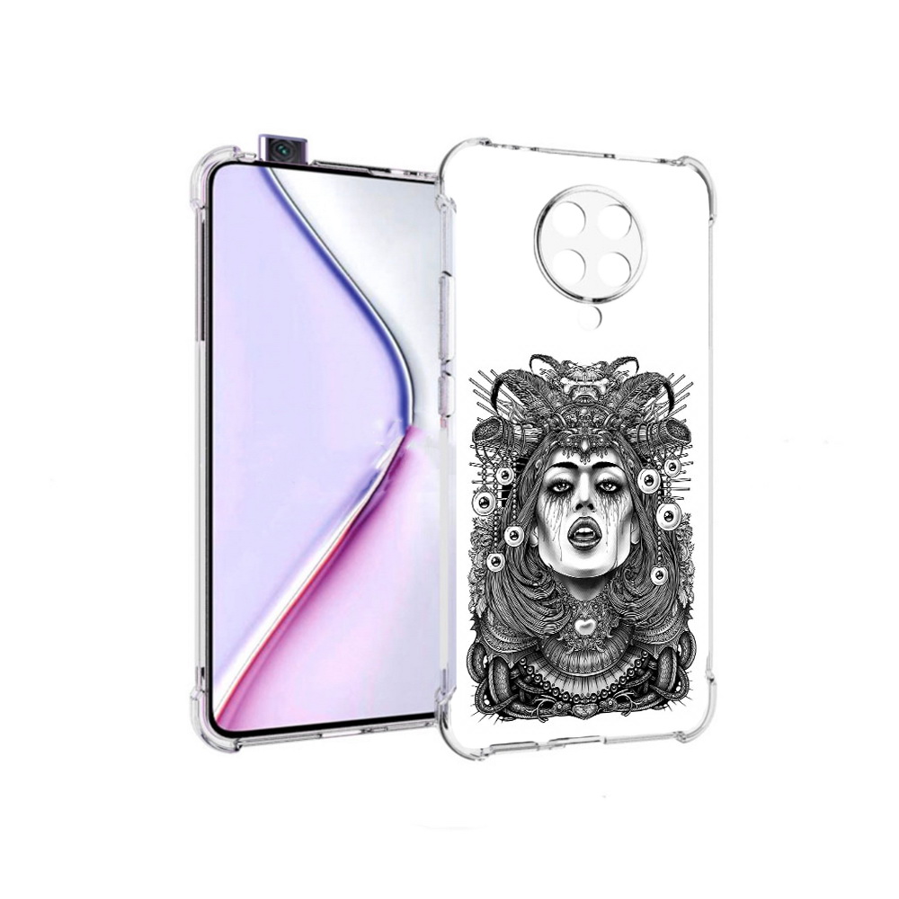 

Чехол MyPads портрет девушки черно белый для Xiaomi Redmi K30 Pro Zoom 8/256GB, Прозрачный, Tocco