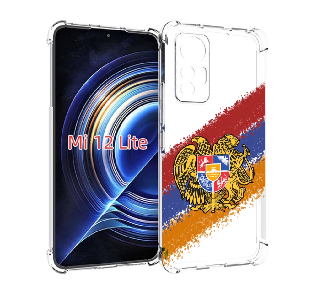 

Чехол MyPads флаг герб Армении для Xiaomi 12 Lite, Прозрачный, Tocco