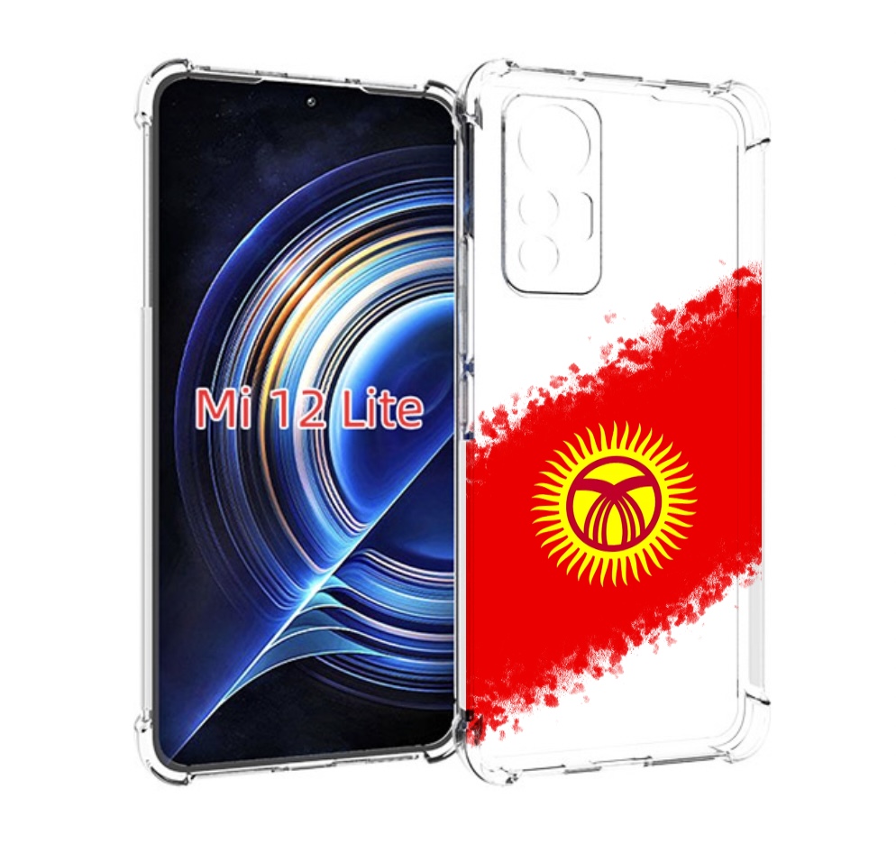 

Чехол MyPads флаг Киргизии для Xiaomi 12 Lite, Прозрачный, Tocco