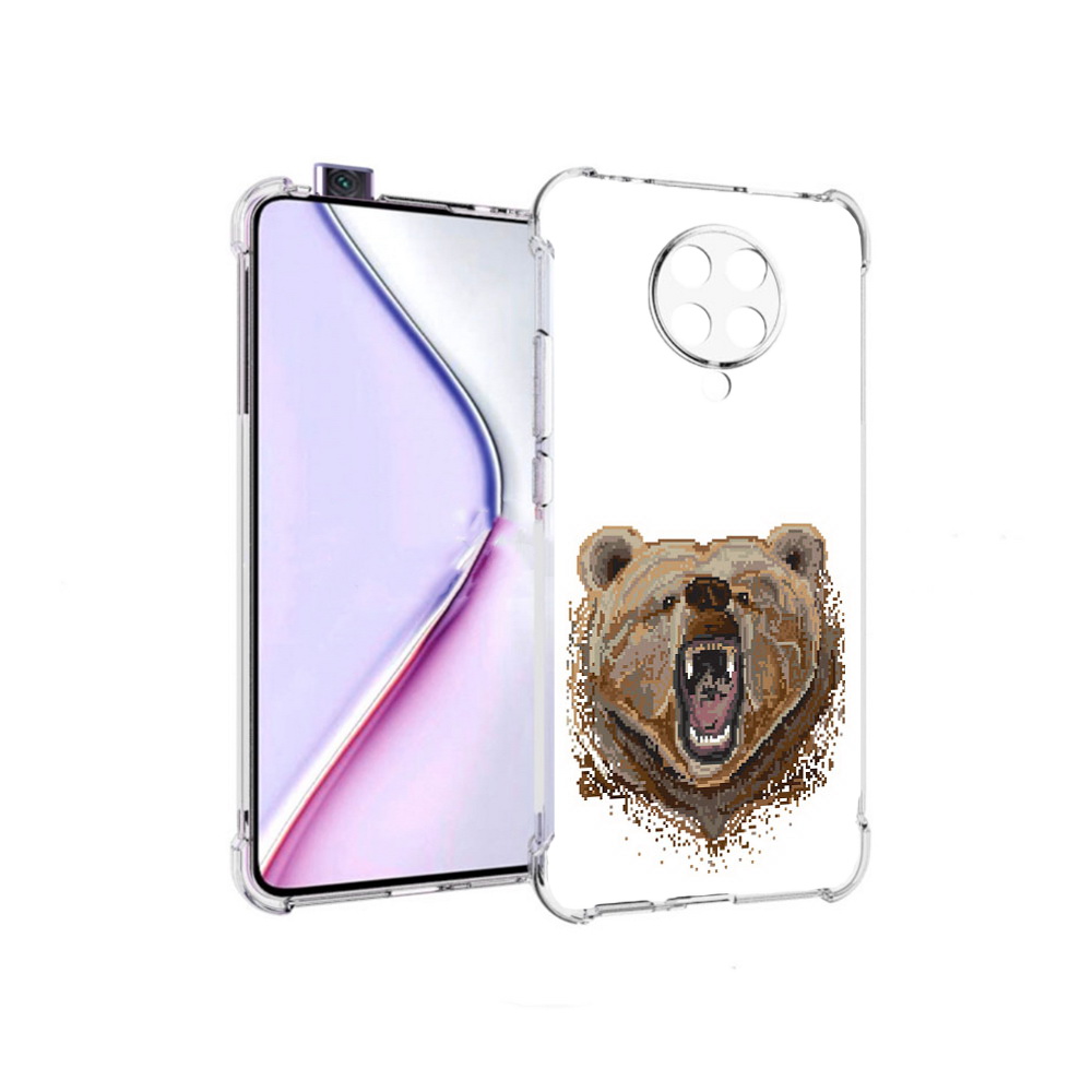 

Чехол MyPads пиксельный медведь для Xiaomi Redmi K30 Pro Zoom 8/256GB/Redmi K30 Pro, Прозрачный, Tocco