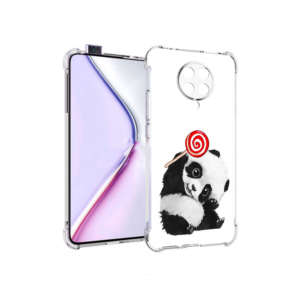 

Чехол MyPads панда с леденцом для Xiaomi Redmi K30 Pro Zoom 8/256GB/Redmi K30 Pro, Прозрачный, Tocco