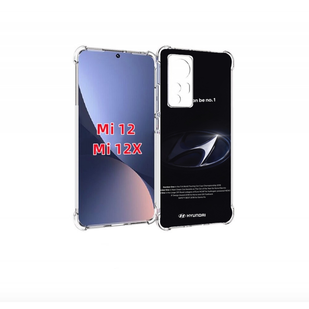 

Чехол бампер MyPads хендаи hyundai 3 для Xiaomi 12., Прозрачный, Tocco