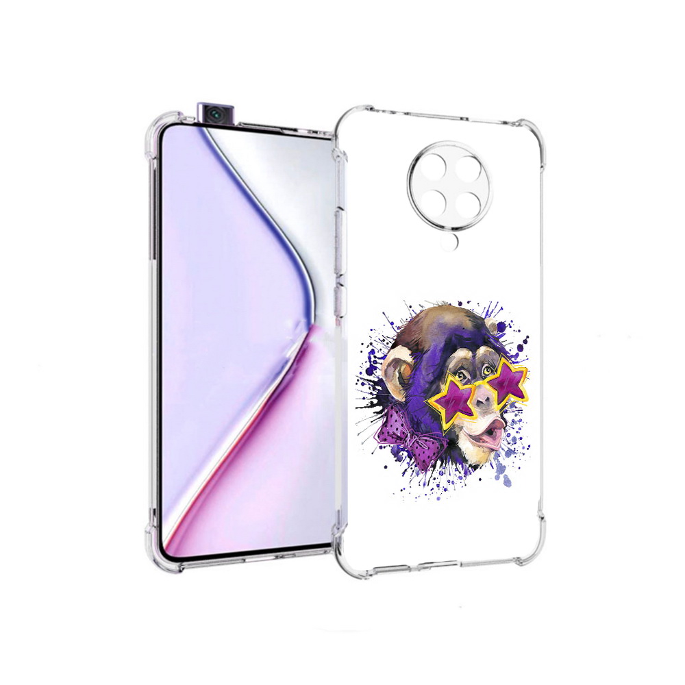 

Чехол MyPads обезьяна в очках для Xiaomi Redmi K30 Pro Zoom 8/256GB/Redmi K30 Pro, Прозрачный, Tocco