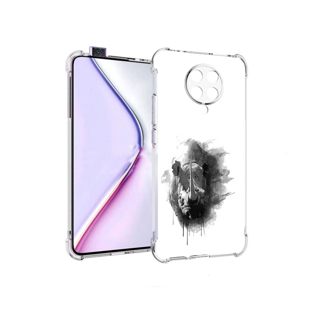 

Чехол MyPads носорог для Xiaomi Redmi K30 Pro Zoom 8/256GB/Redmi K30 Pro, Прозрачный, Tocco