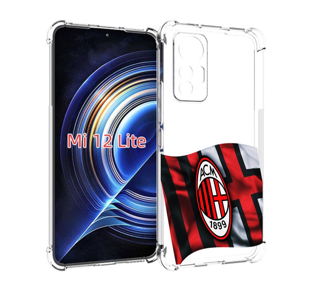 

Чехол MyPads фк милан мужской для Xiaomi 12 Lite, Прозрачный, Tocco