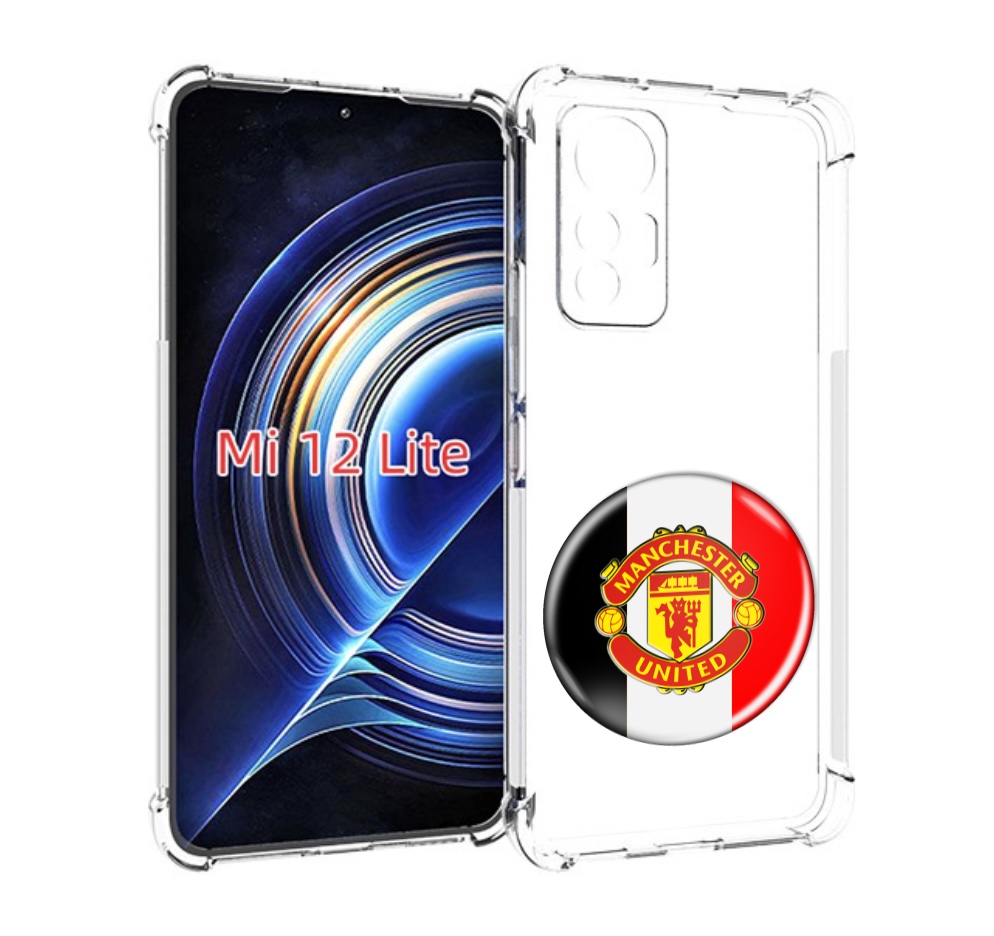 

Чехол MyPads фк манчестер юнаитед мужской для Xiaomi 12 Lite, Прозрачный, Tocco