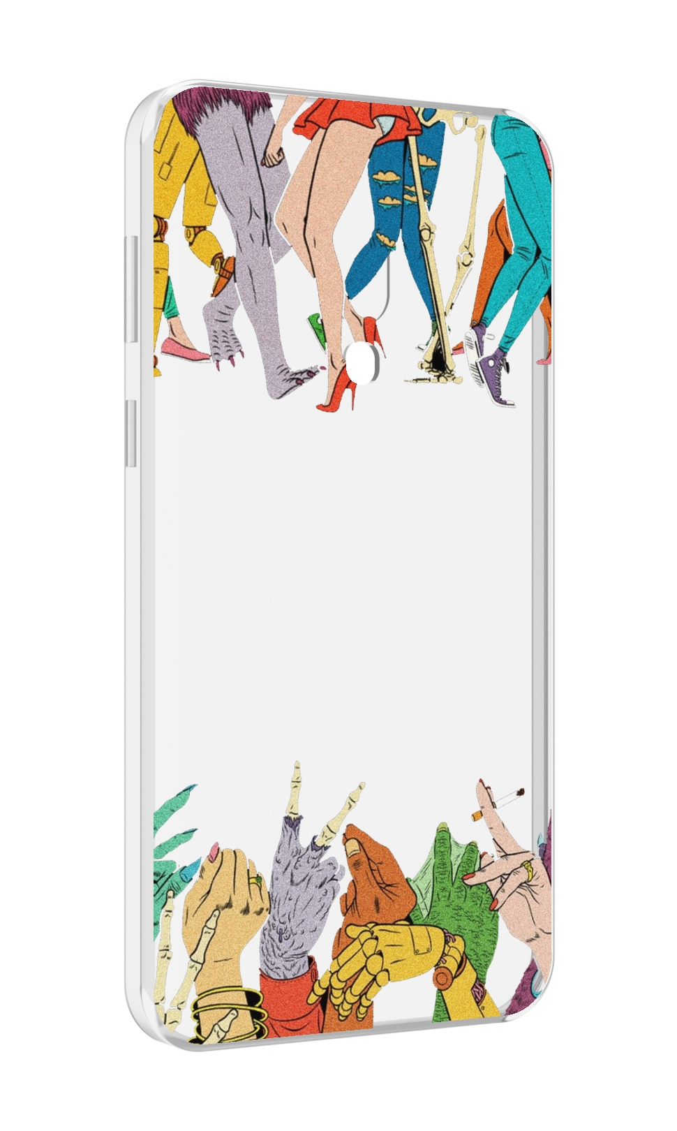 

Чехол MyPads разные персонажи пальчики для Meizu 16 Plus / 16th Plus, Прозрачный, Tocco