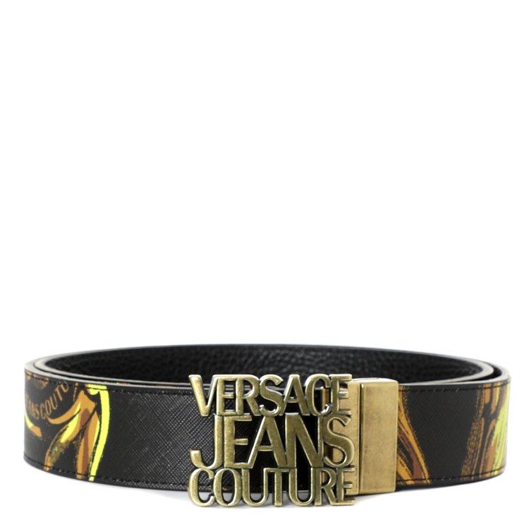 

Ремень мужской Versace Jeans Couture 72YA6F11 черный, 85 см, 72YA6F11