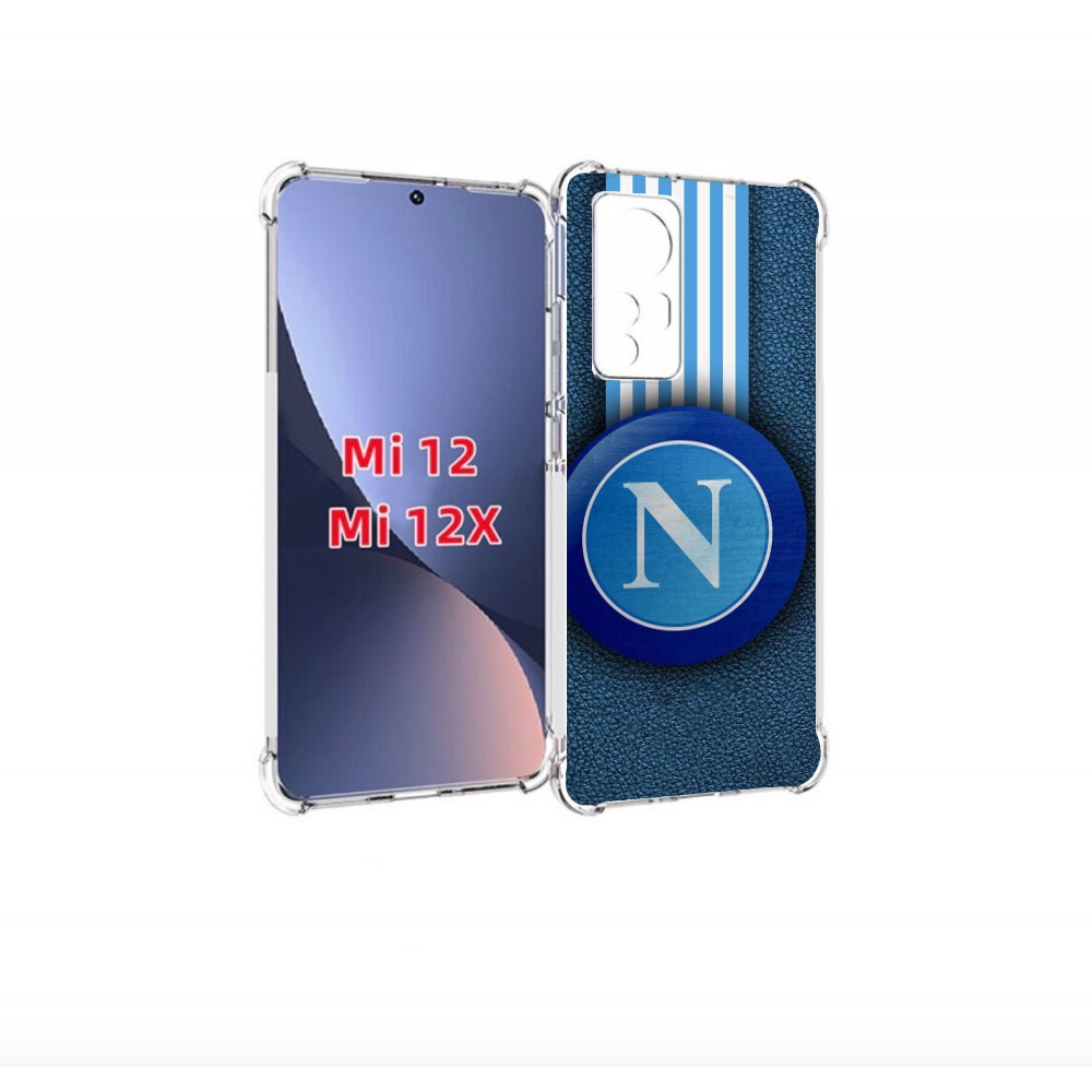 

Чехол бампер MyPads фк наполи мужской для Xiaomi 12., Прозрачный, Tocco