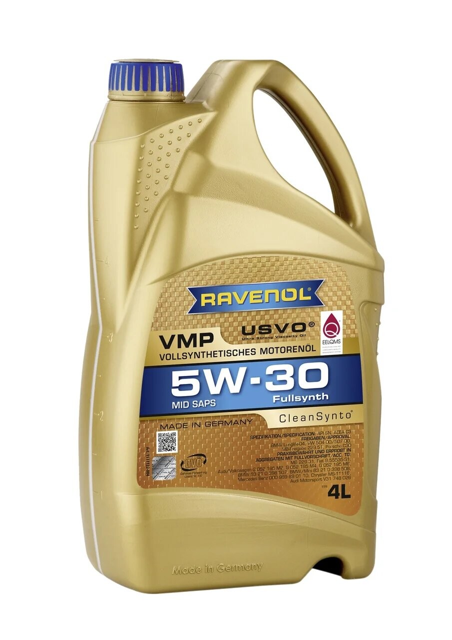 фото Моторное масло ravenol vmp new 5w30 4 л