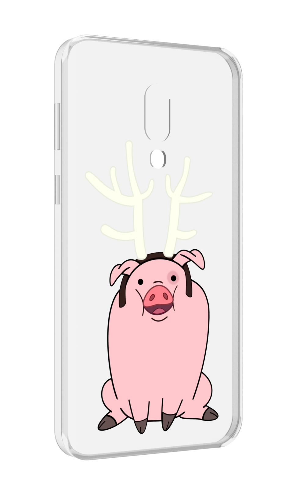 

Чехол MyPads поросенок-с-рогами для Meizu 16 Plus / 16th Plus, Прозрачный, Tocco