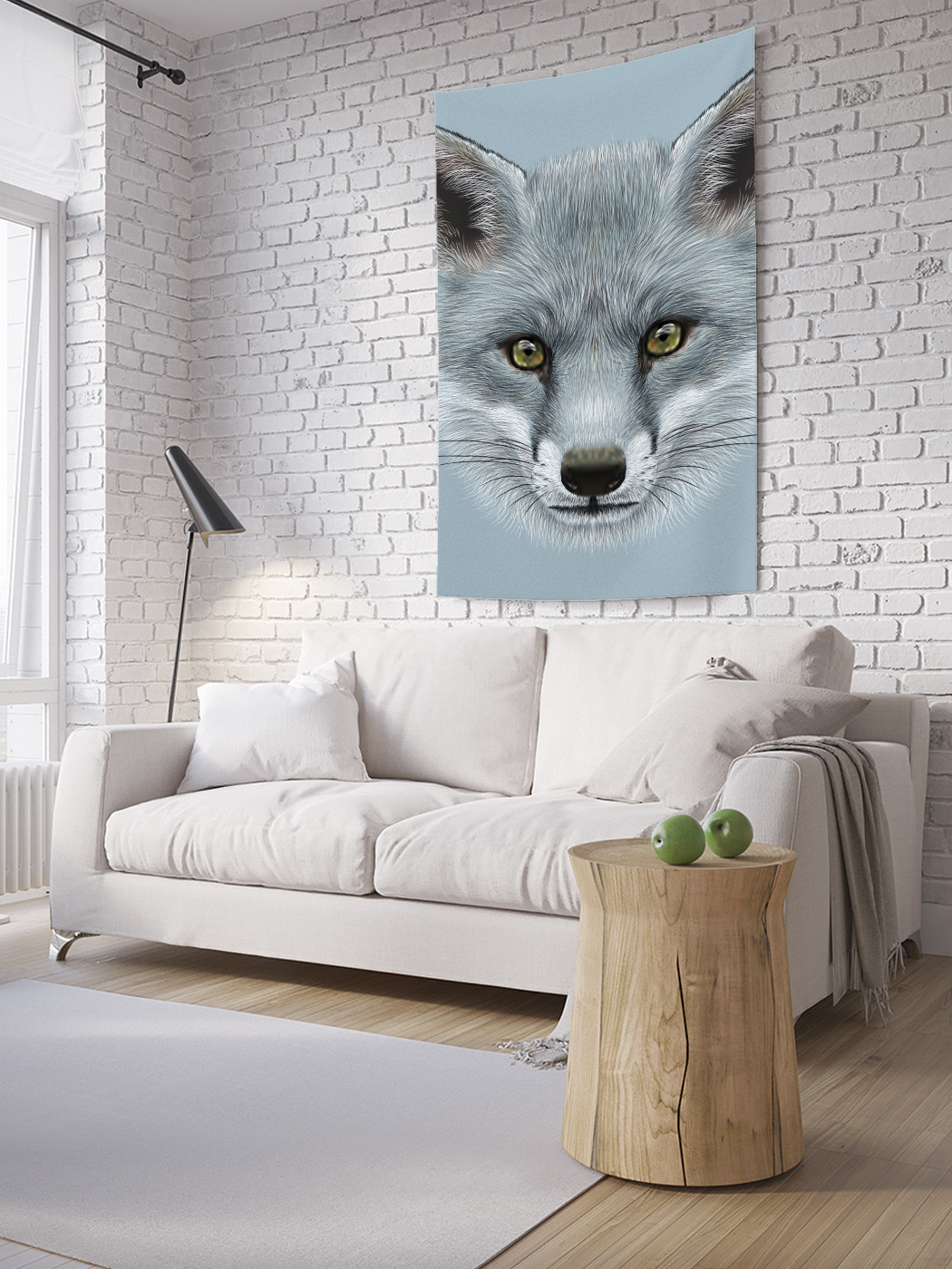 

Вертикальное фотопанно на стену JoyArty Лисий взгляд 150x200 см, Лисий взгляд