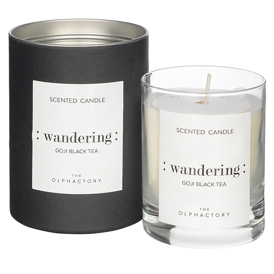 Свеча ароматическая Ambientair The Olphactory, Wandering Black, Ягоды годжи
