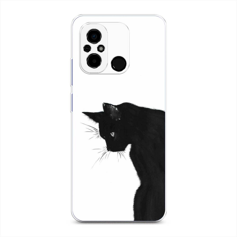 

Чехол Awog на Poco C55 "Black cat", Черный;белый, 318250-1
