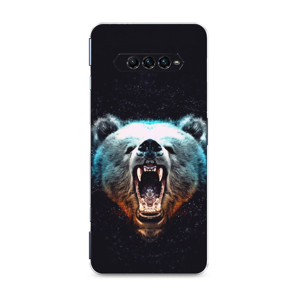 

Чехол Awog на Xiaomi Black Shark 4 pro "Медведь", Коричневый;голубой;черный, 317650-2