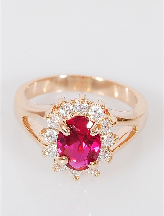 

Кольцо из бижутерного сплава р.  Lotus Jewelry 19R-029Rc, корунд/циркон, 19R-029Rc