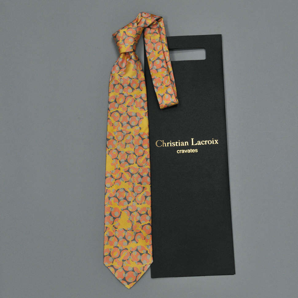 

Галстук мужской Christian Lacroix 835645 желтый/оранжевый, 835645
