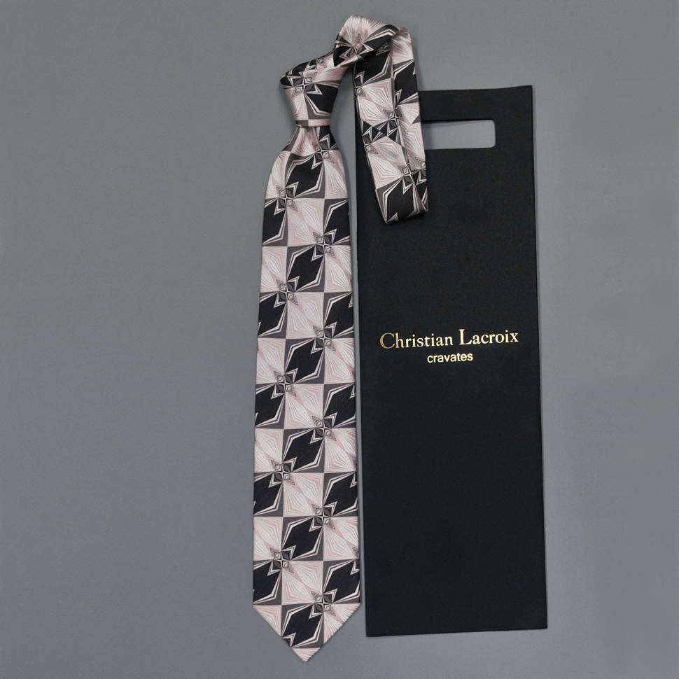 

Галстук мужской Christian Lacroix 836626 сиреневый/розовый, 836626