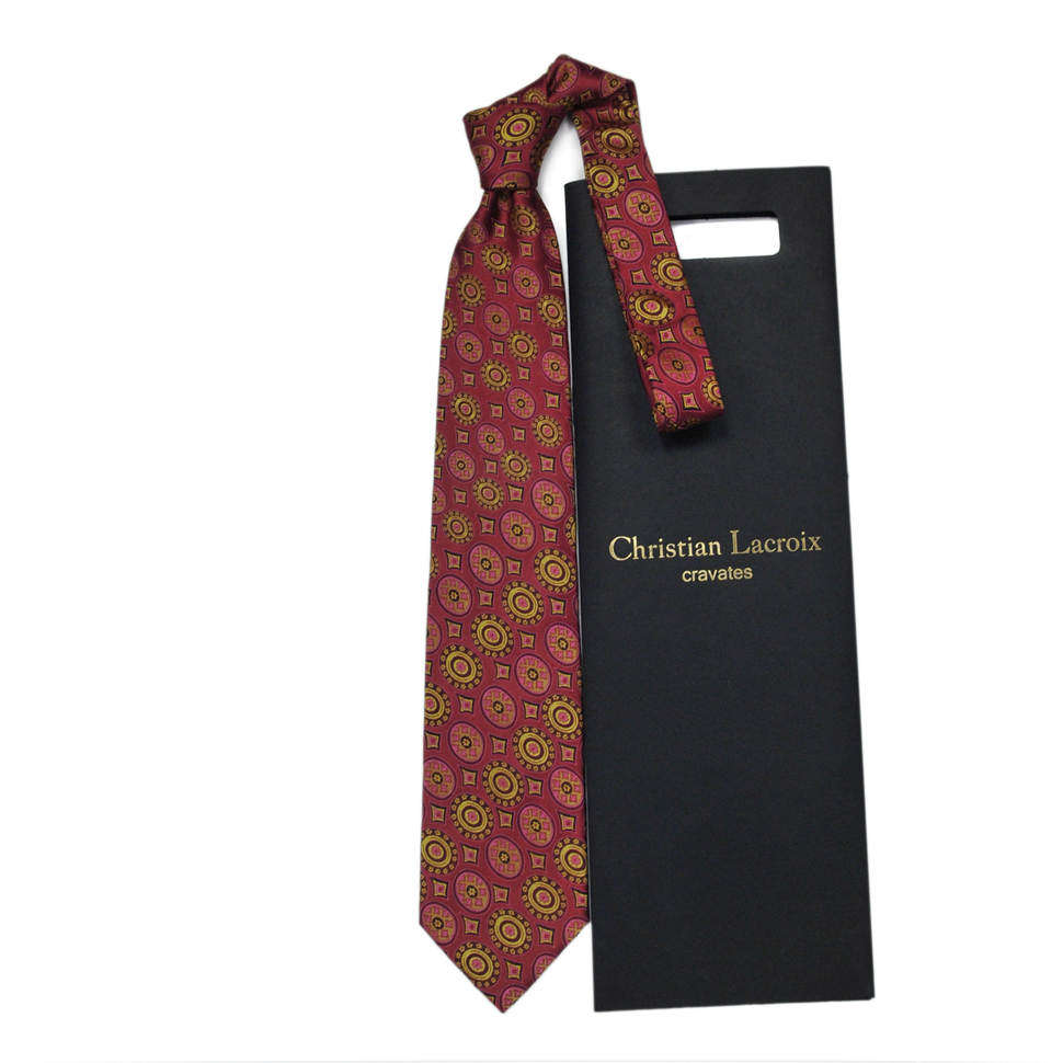 

Галстук мужской Christian Lacroix 837552 бордовый/красный, 837552
