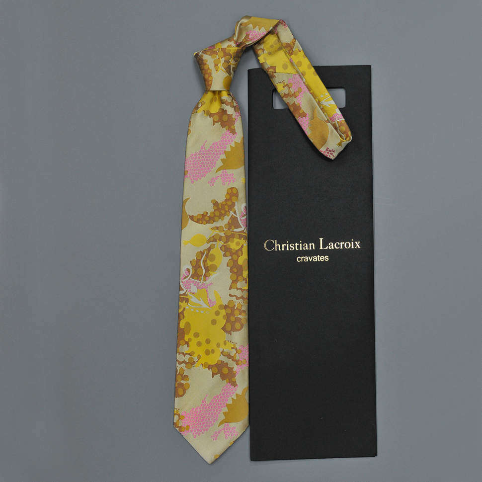 

Галстук мужской Christian Lacroix 836327 бледно-лимонный, Желтый, 836327
