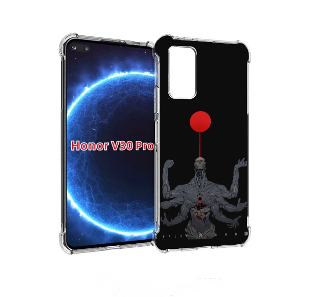 

Чехол бампер MyPads скелет-с-6-руками для Honor V30 Pro, Прозрачный, Tocco
