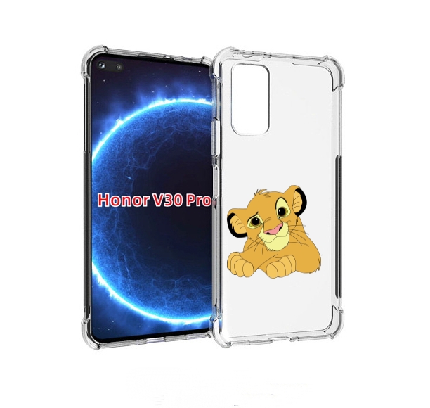

Чехол бампер MyPads симба-красивый для Honor V30 Pro, Прозрачный, Tocco