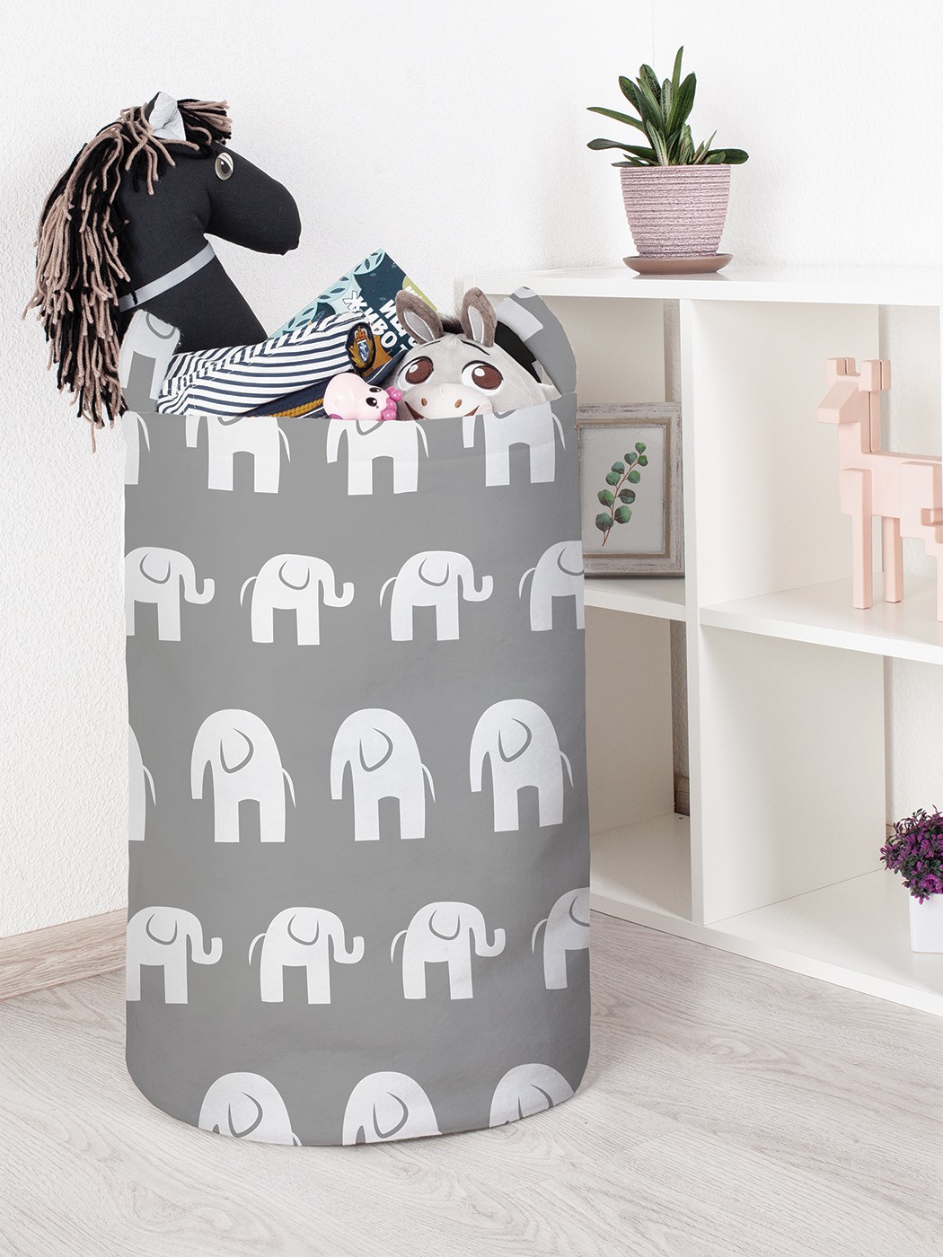 

Корзина для игрушек JoyArty 40x60 см toba_7917_L, Серый