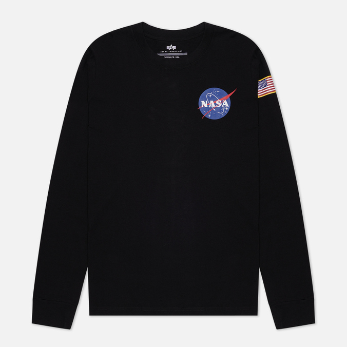 

Лонгслив мужской Alpha Industries UTS49002G1-001 черный S, UTS49002G1-001