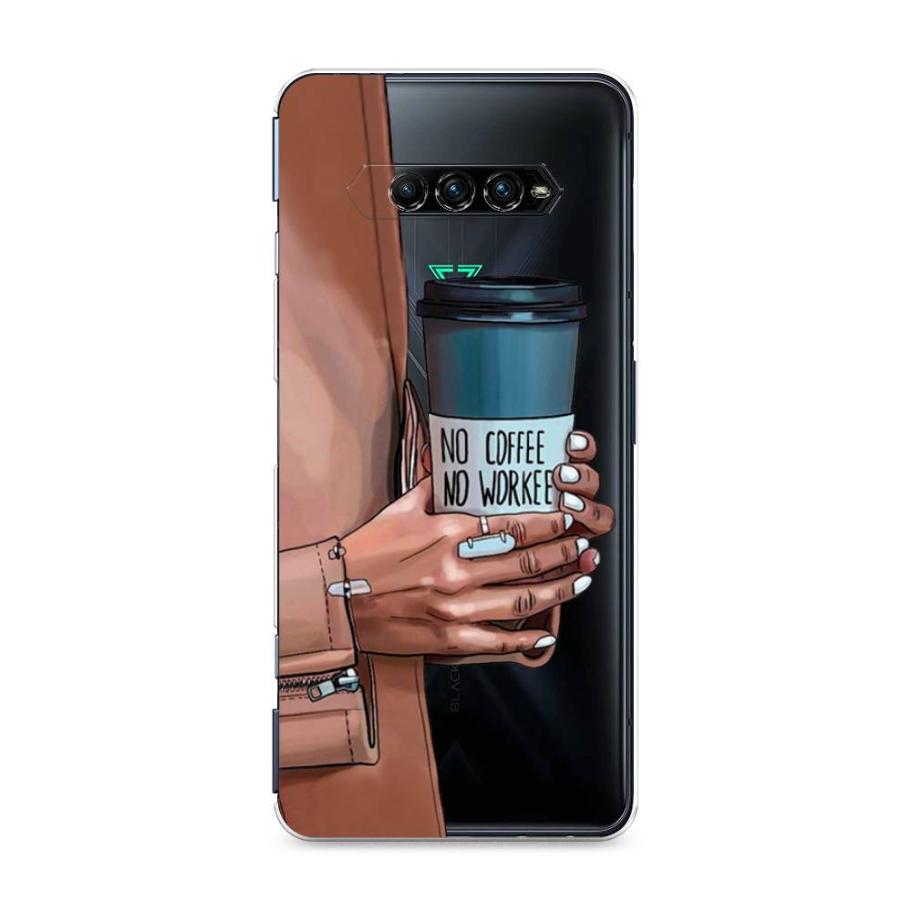 

Чехол Awog на Xiaomi Black Shark 4 pro "No coffee", Синий;бежевый;коричневый, 317650-7