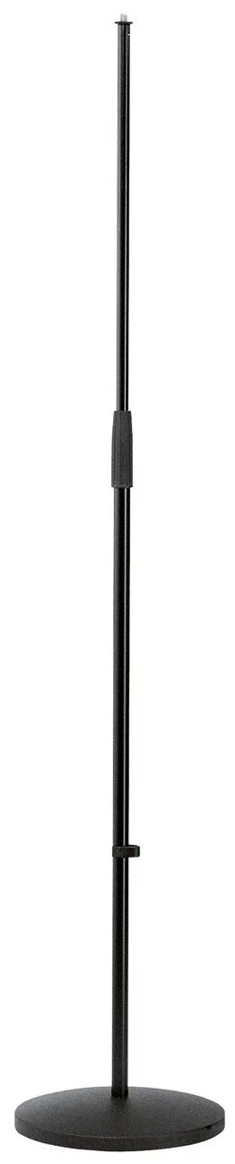 

K&M 26010-300-55 прямая микрофонная стойка, круглое основание, высота 870-1575 мм, цвет че