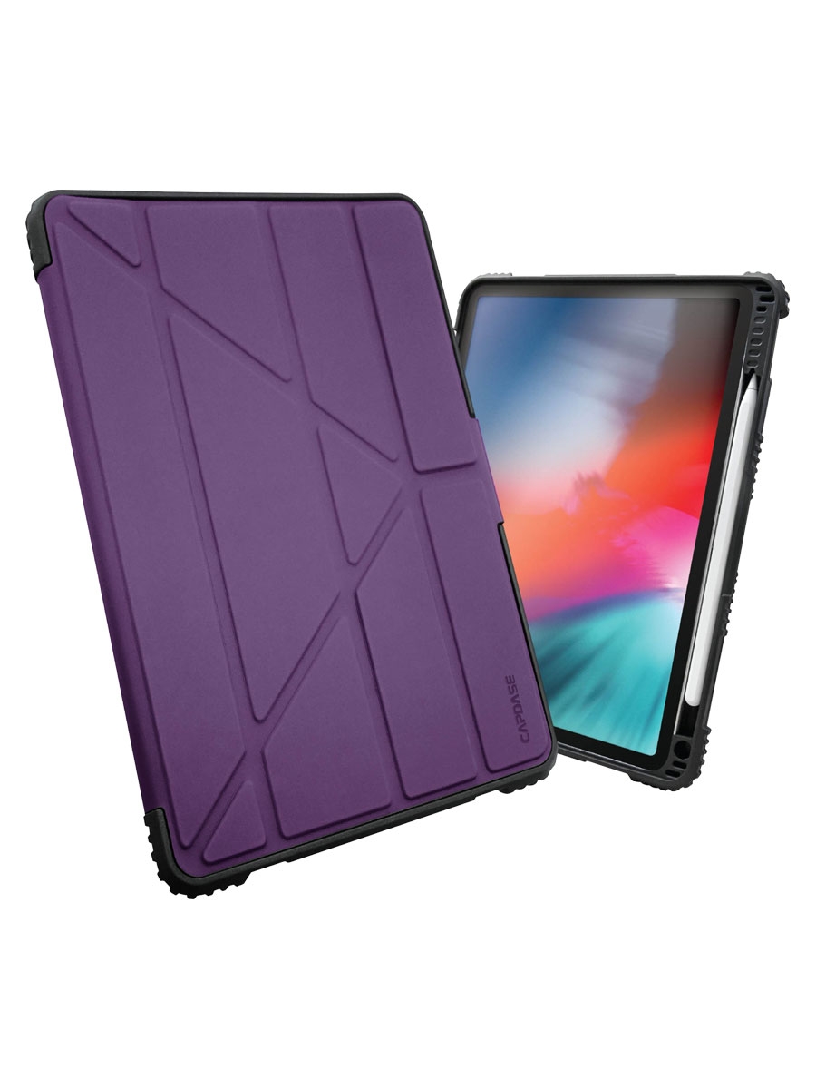 фото Чехол bumper folio flip case для планшета apple ipad air 10.5"/ipad pro 10.5" violet capdase