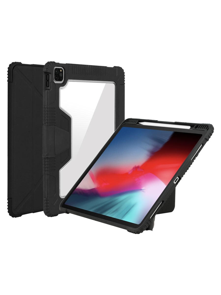 фото Чехол bumper folio flip case для планшета apple ipad pro 12.9" black capdase