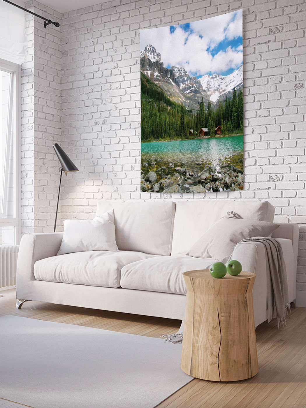 

Вертикальное фотопанно на стену JoyArty Лес и горы 150x200 см, Лес и горы