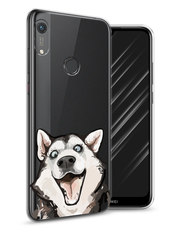 фото Чехол awog "радостный хаски" для honor 8a (8a pro/prime)