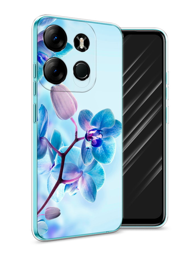 

Чехол Awog на Tecno Pop 7 Pro "Голубая орхидея", Голубой;синий;фиолетовый, 303450-1