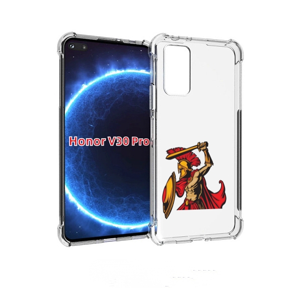 

Чехол бампер MyPads римский-воин для Honor V30 Pro, Прозрачный, Tocco