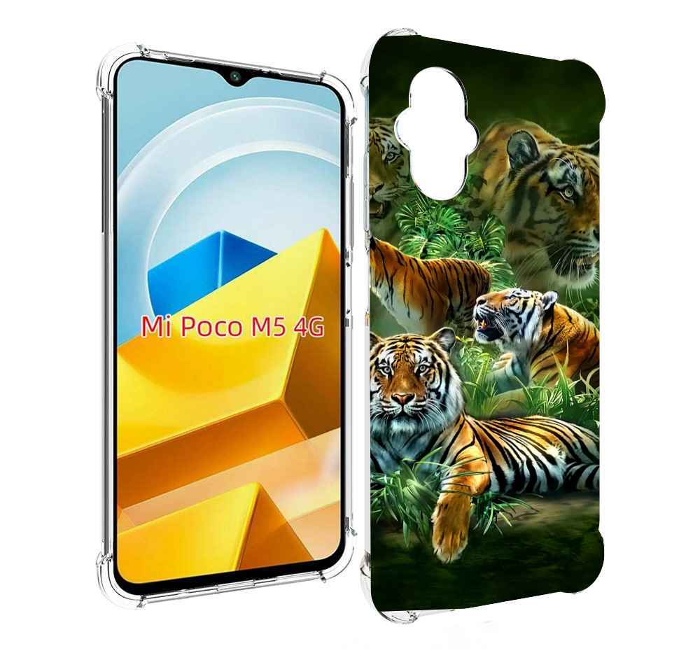 

Чехол MyPads Tocco для Xiaomi M5 Тигры, Прозрачный, Tocco