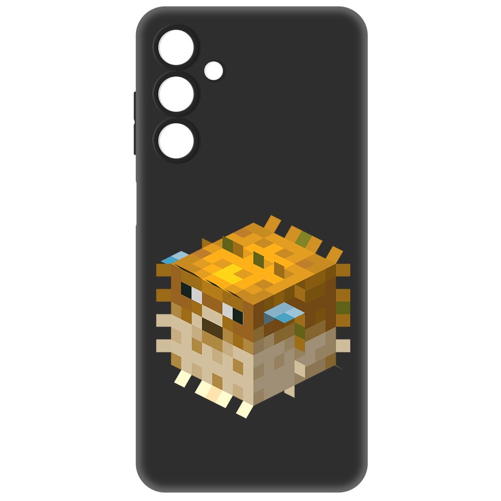 

Чехол-накладка Krutoff Soft Case Minecraft-Иглобрюх для Samsung Galaxy A25 5G (A256), Черный
