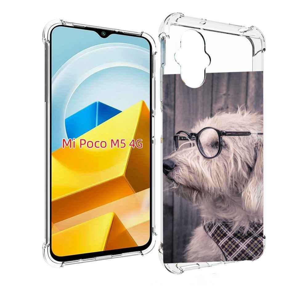 

Чехол MyPads Tocco для Xiaomi M5 Собака-в-очках, Прозрачный, Tocco