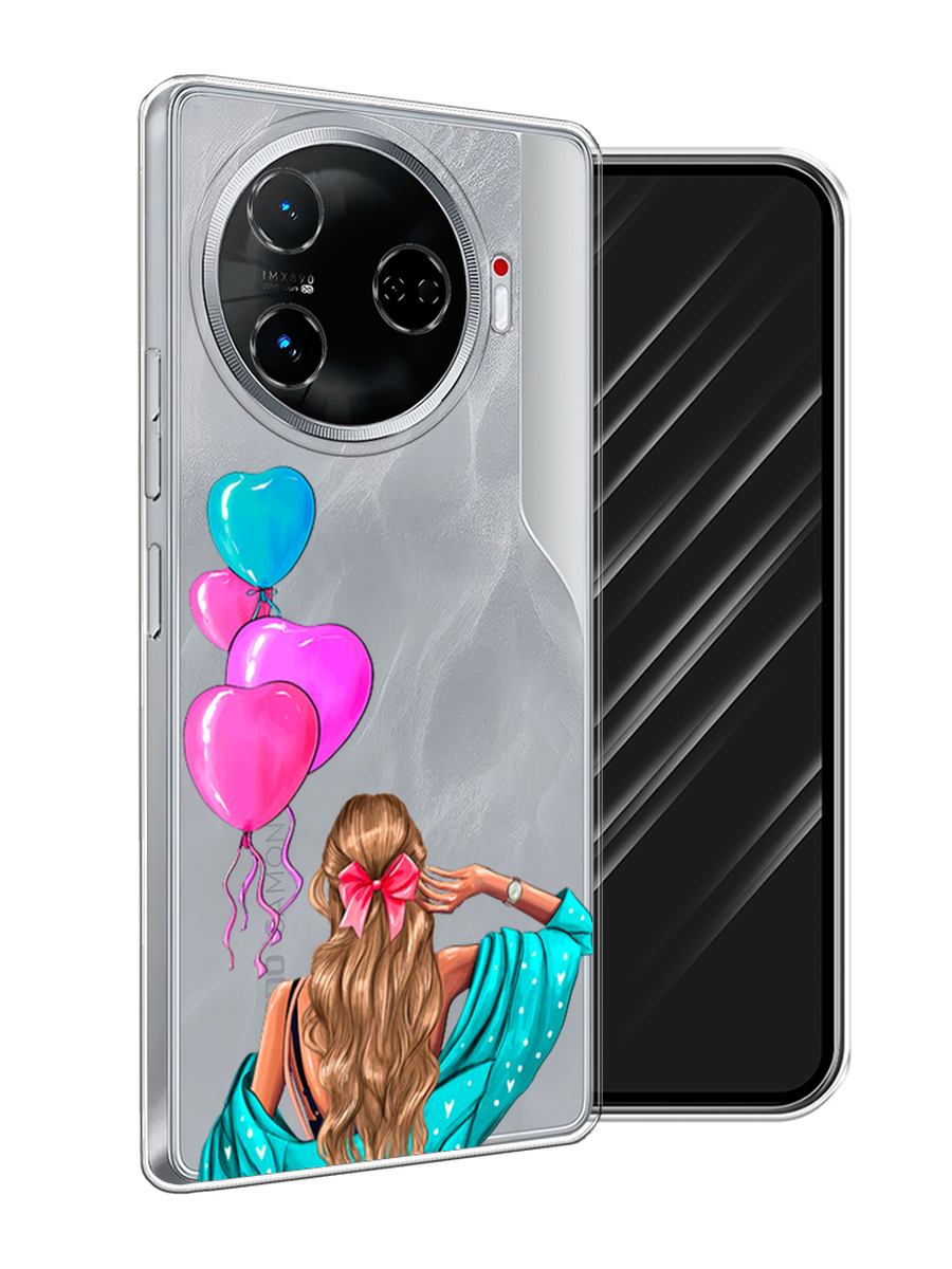 

Чехол Awog на Tecno Camon 30 Pro 5G "День Рождения", Голубой;розовый;бежевый, 305150-1