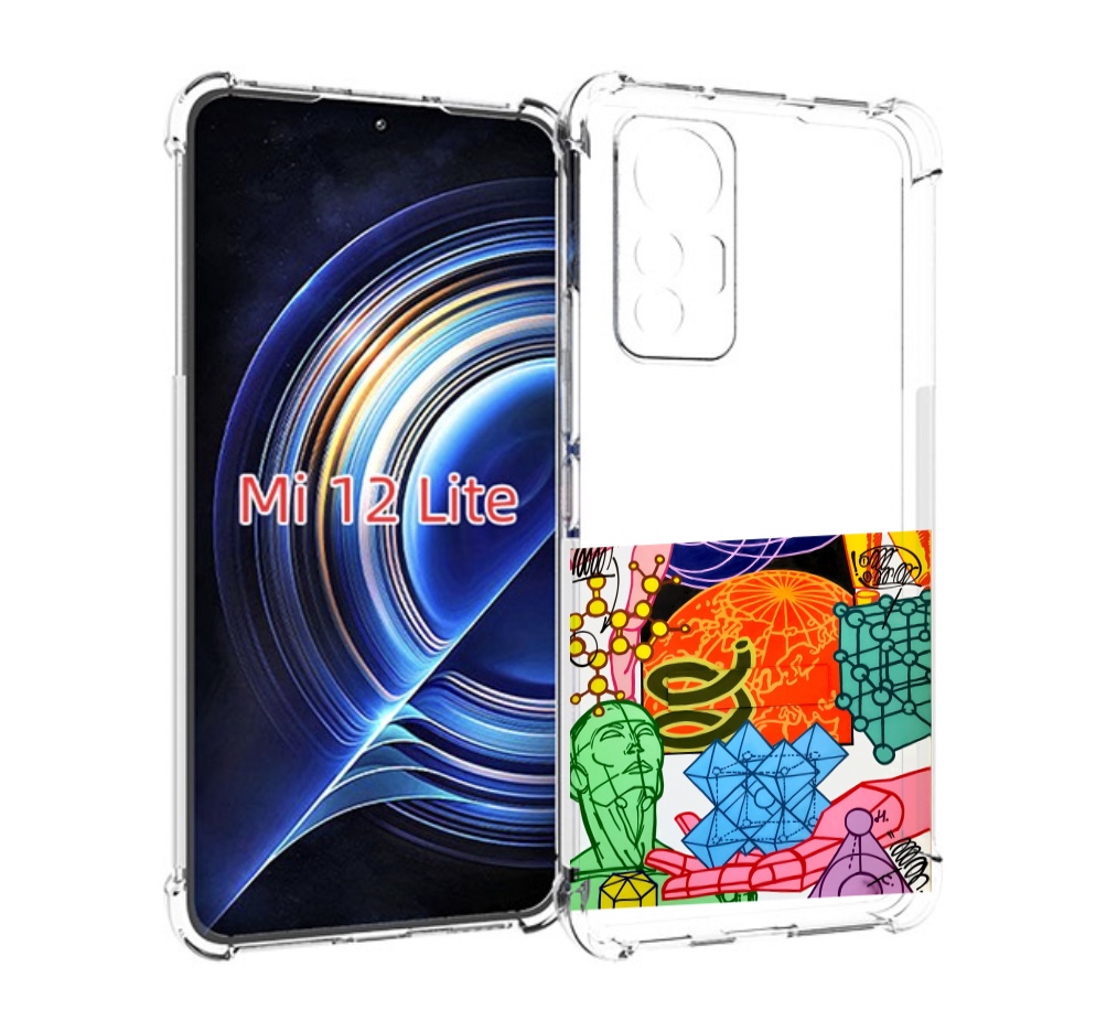 

Чехол MyPads физика-химия для Xiaomi 12 Lite, Прозрачный, Tocco