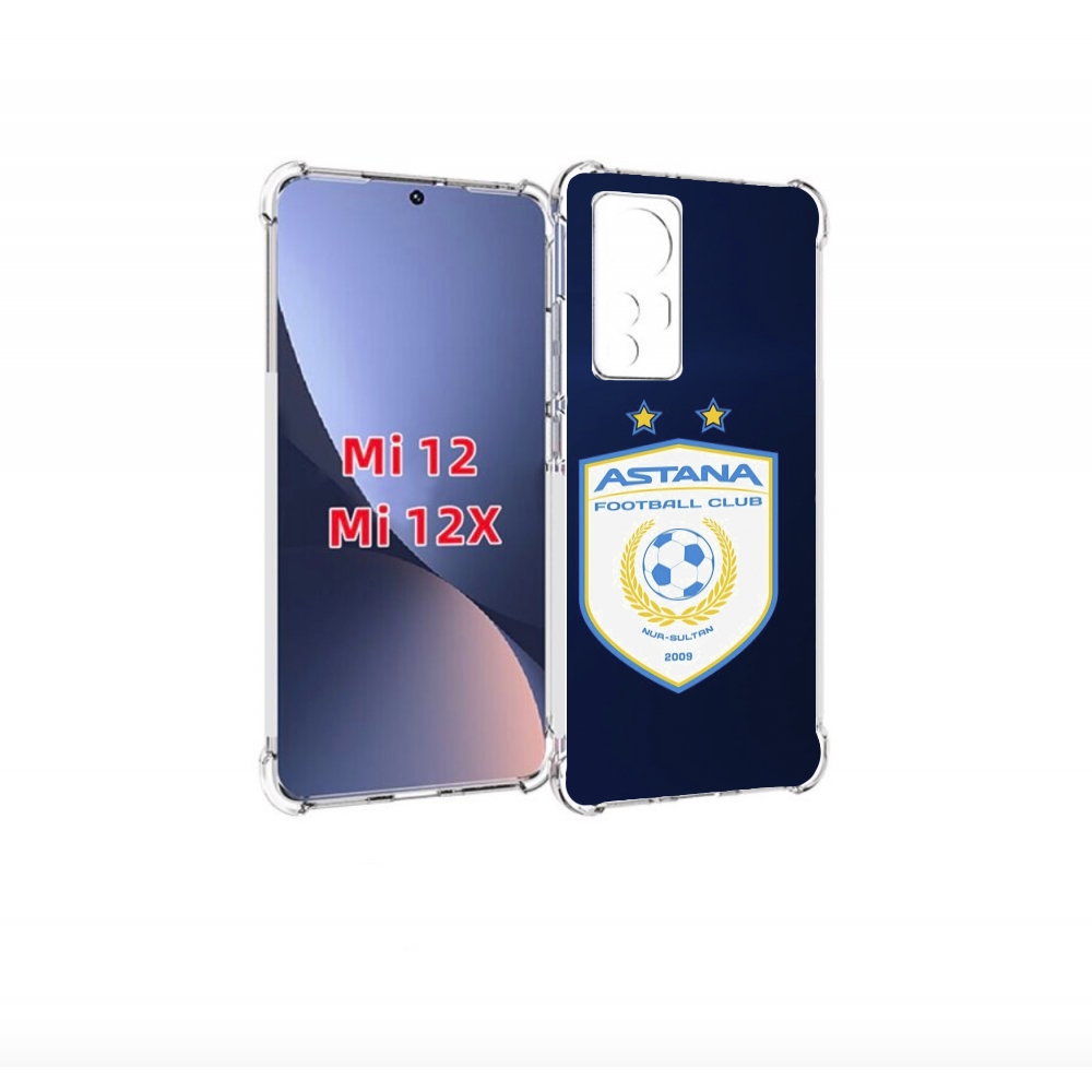

Чехол бампер MyPads фк астана нур султан для Xiaomi 12., Прозрачный, Tocco