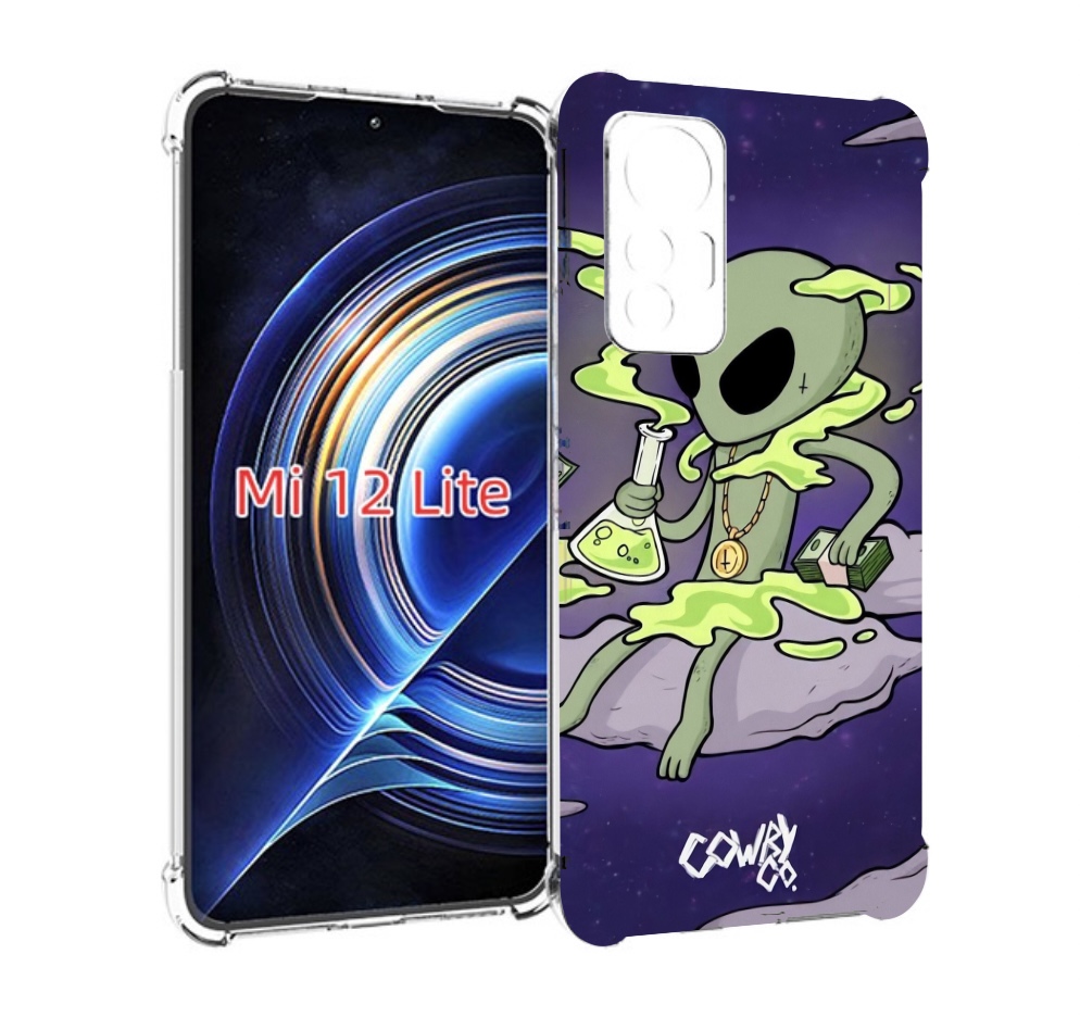 

Чехол MyPads токсичный инопланетянин для Xiaomi 12 Lite, Прозрачный, Tocco