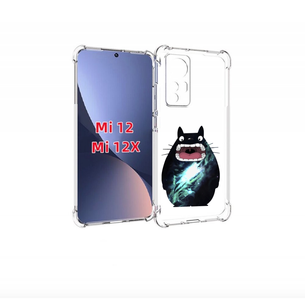 

Чехол бампер MyPads тоторо для Xiaomi 12/Xiaomi 12X противоударный, Прозрачный, Tocco