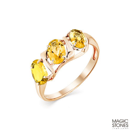 

Кольцо из золота р.  Magic Stones 01-2-839-1000-010, цитрин, 01-2-839-1000-010