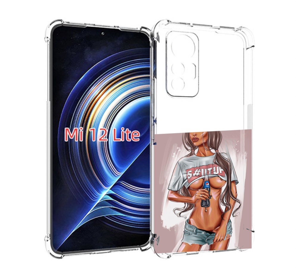

Чехол MyPads стройная-девушка-с-пепси женский для Xiaomi 12 Lite, Прозрачный, Tocco