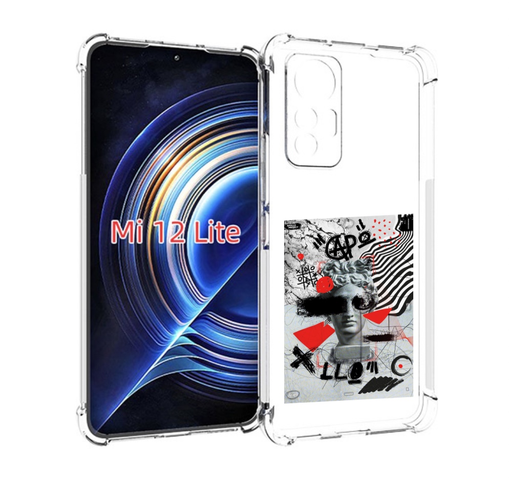 

Чехол MyPads стрит арт статуя для Xiaomi 12 Lite, Прозрачный, Tocco