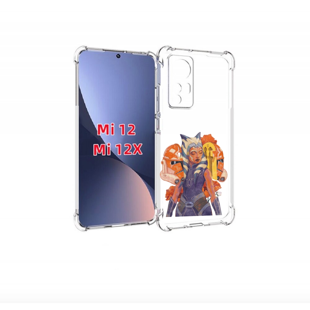 

Чехол бампер MyPads тогрута-асока-тано для Xiaomi 12., Прозрачный, Tocco