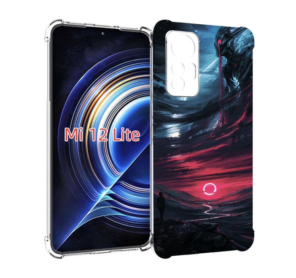 

Чехол MyPads страшный мир для Xiaomi 12 Lite, Прозрачный, Tocco